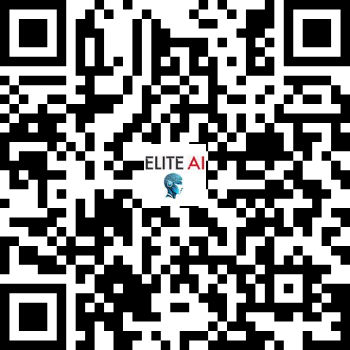 QR code to book a free EliteAI Zoom consultation
